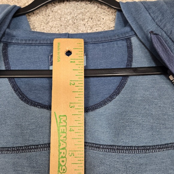 Johnnie O Hoodie Hanging Out Full Zip Mens Large Sampson Blue - Picture 7 of 9